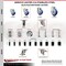 Service Caster 3.5 Inch 316SS Blue Polyurethane 12mm Threaded Stem Caster Lock Brake, 2PK SS316TSTTL20S3514-PPUBBLUE-M1215-2S2 - alternate 4